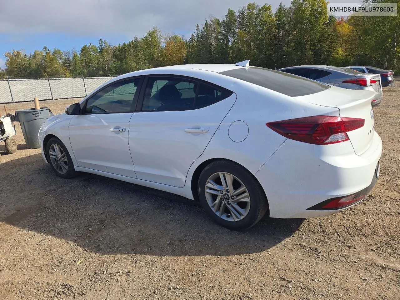 2020 HYUNDAI ELANTRA VIN KMHD84LF9LU978605 — фото 2