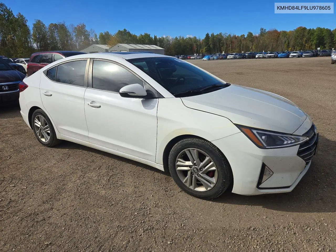 2020 HYUNDAI ELANTRA VIN KMHD84LF9LU978605 — фото 4