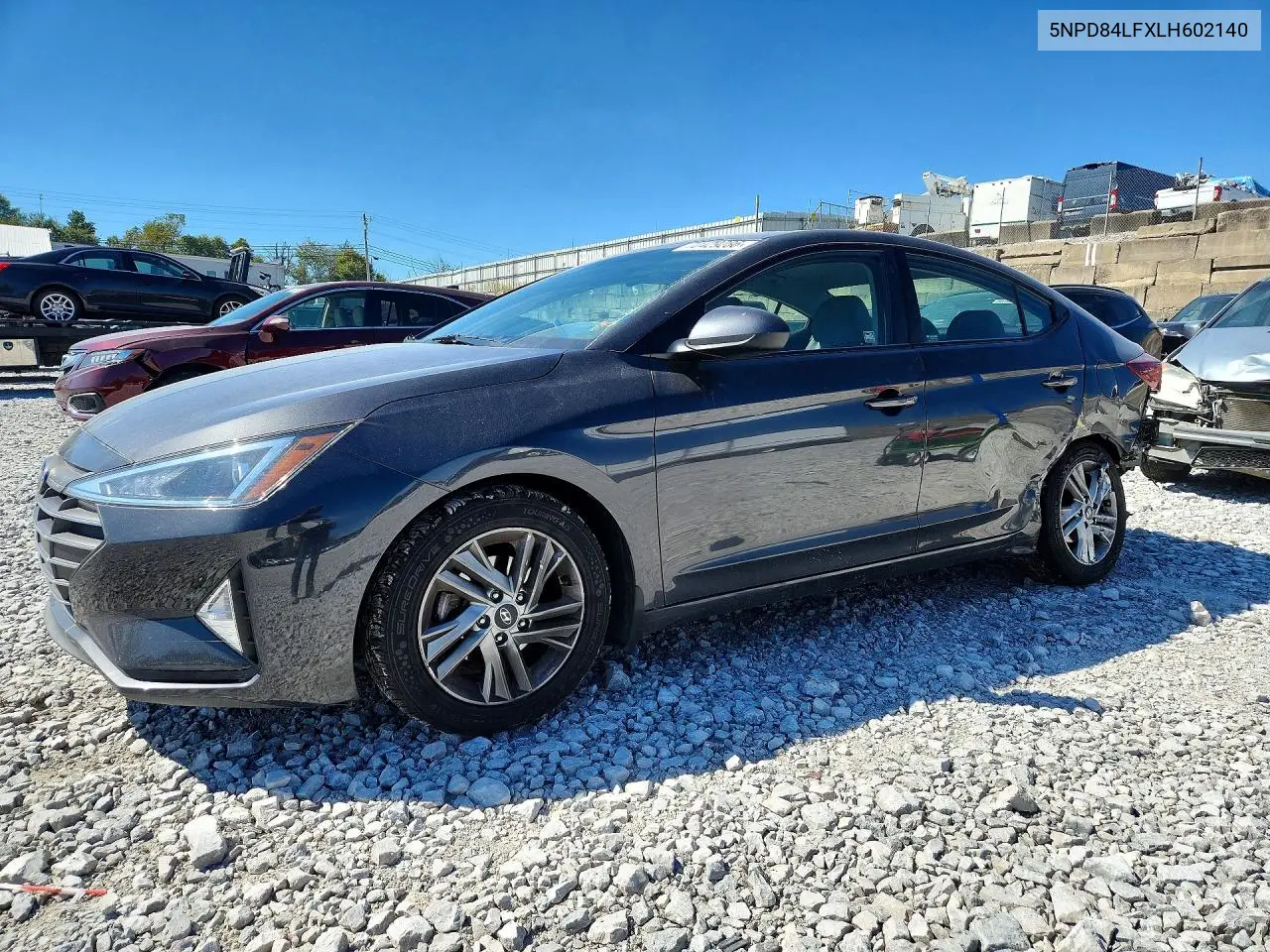 HYUNDAI ELANTRA 2020, VIN 5NPD84LFXLH602140