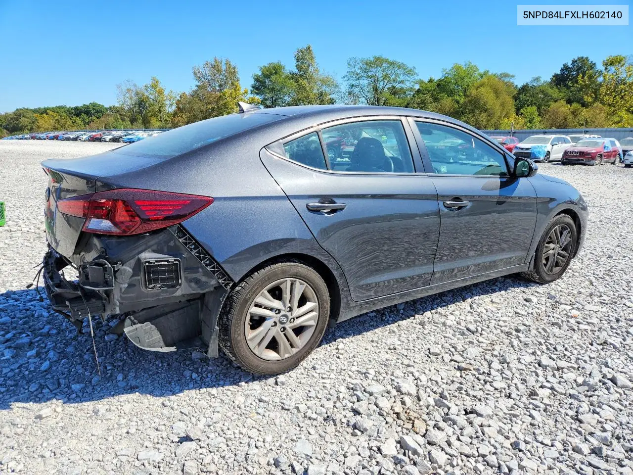 2020 HYUNDAI ELANTRA VIN 5NPD84LFXLH602140 — фото 3