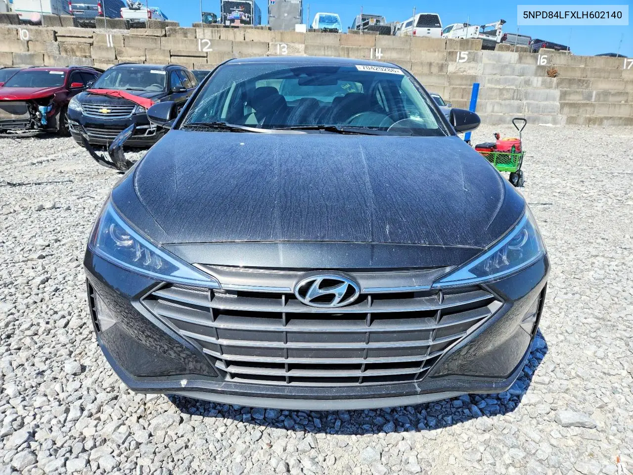2020 HYUNDAI ELANTRA VIN 5NPD84LFXLH602140 — фото 5
