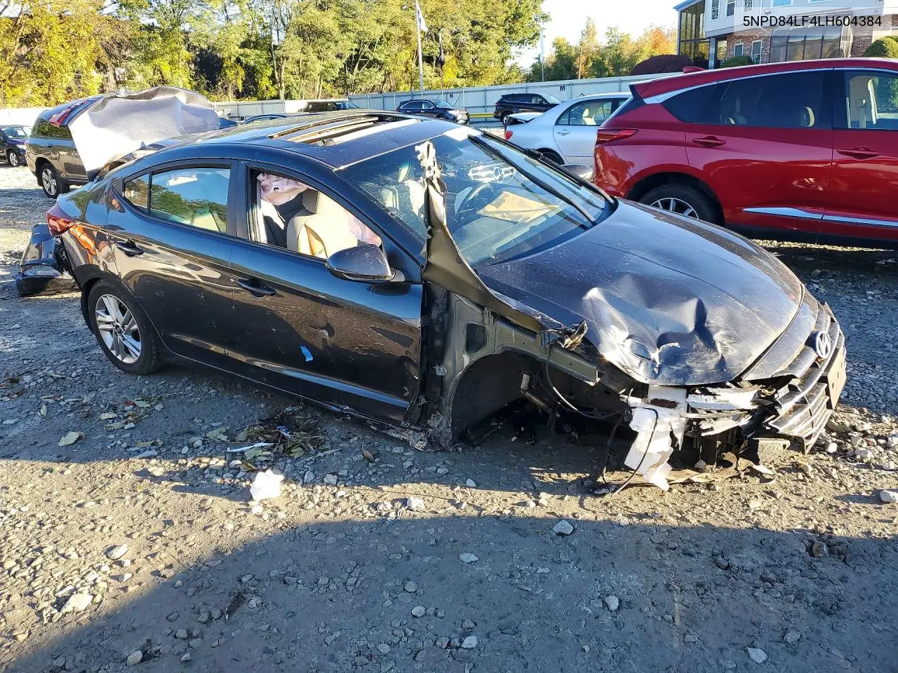 2020 HYUNDAI ELANTRA VIN 5NPD84LF4LH604384 — фото 4
