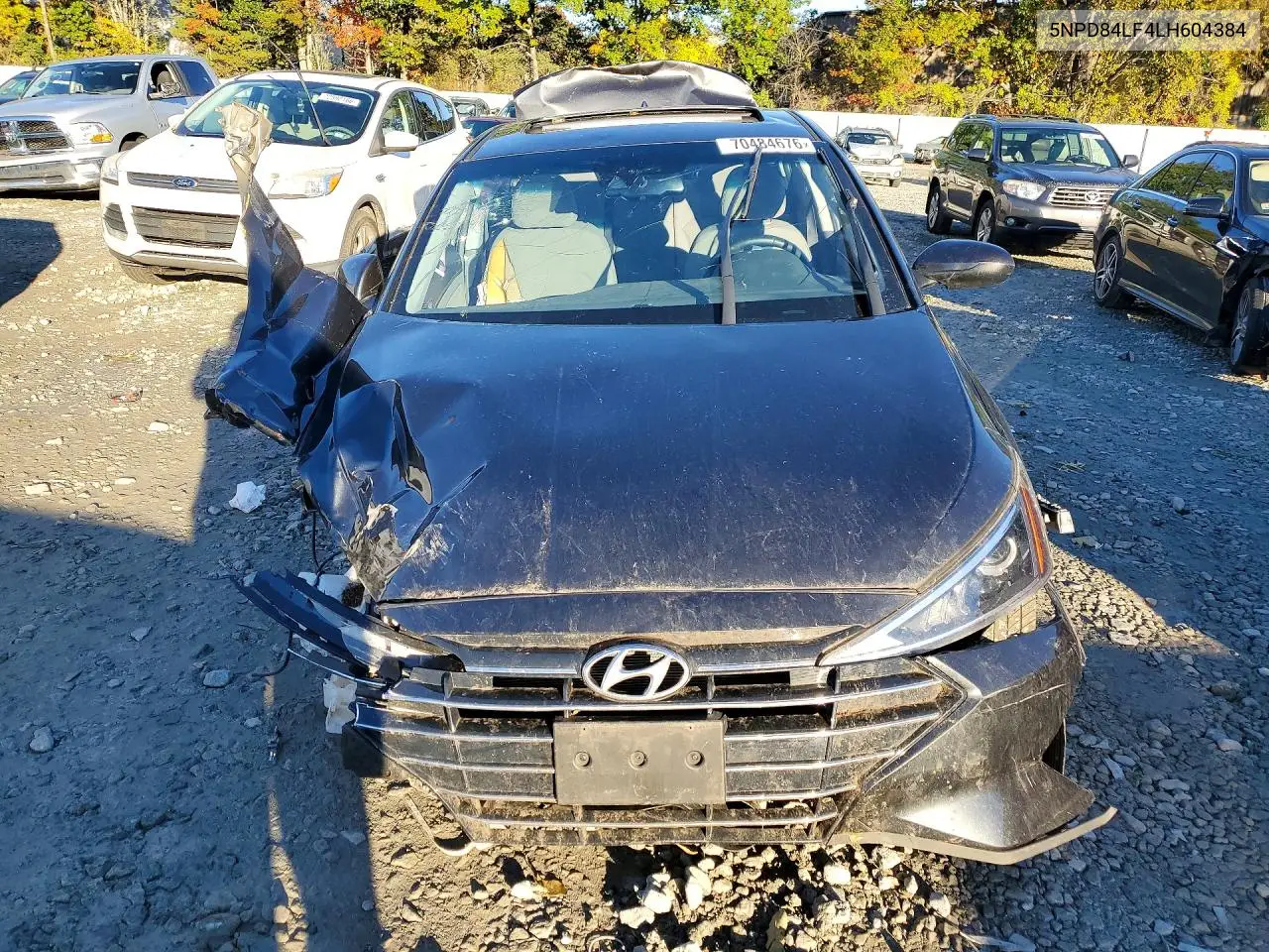 2020 HYUNDAI ELANTRA VIN 5NPD84LF4LH604384 — фото 5