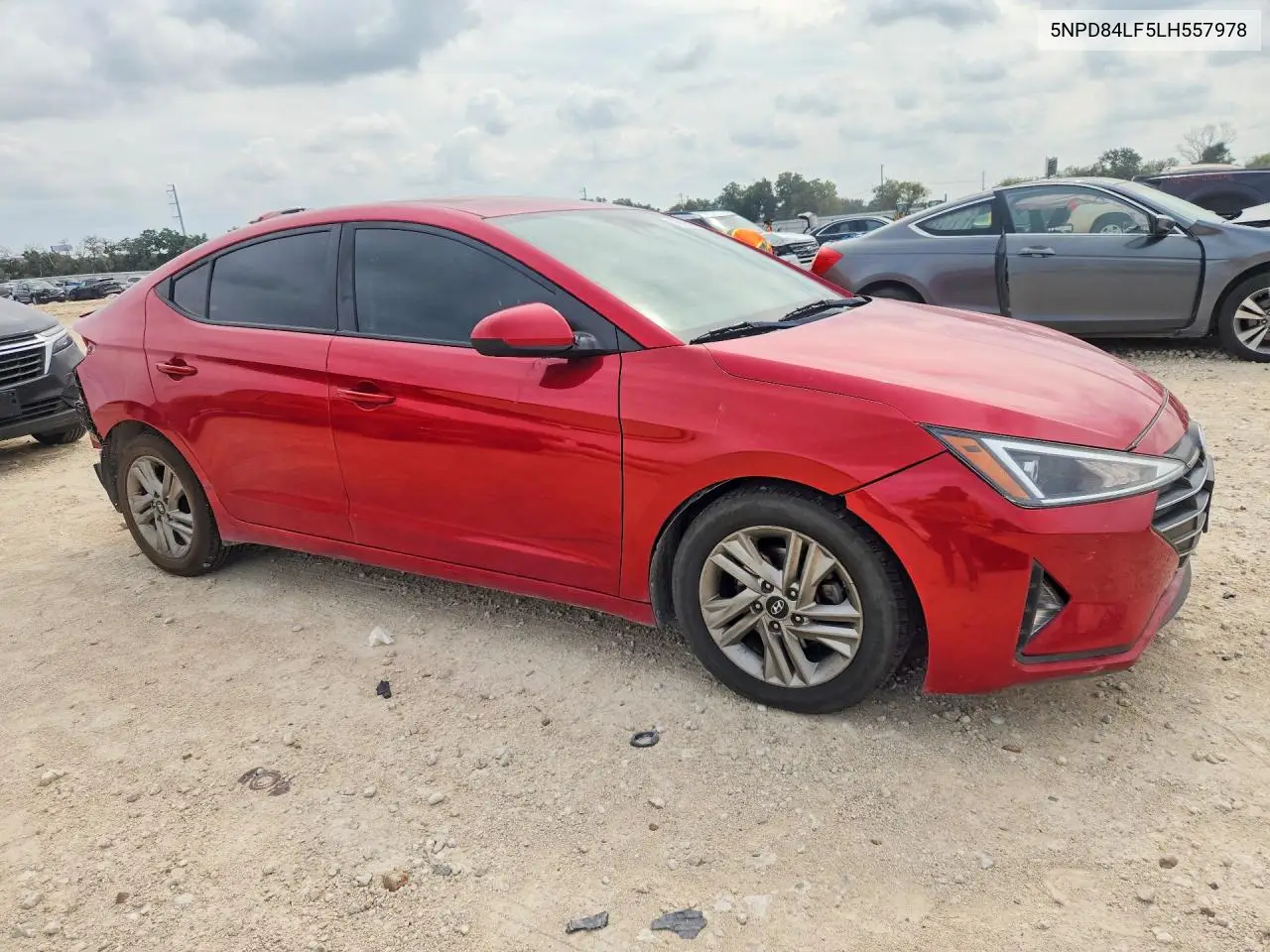 2020 HYUNDAI ELANTRA VIN 5NPD84LF5LH557978 — фото 4
