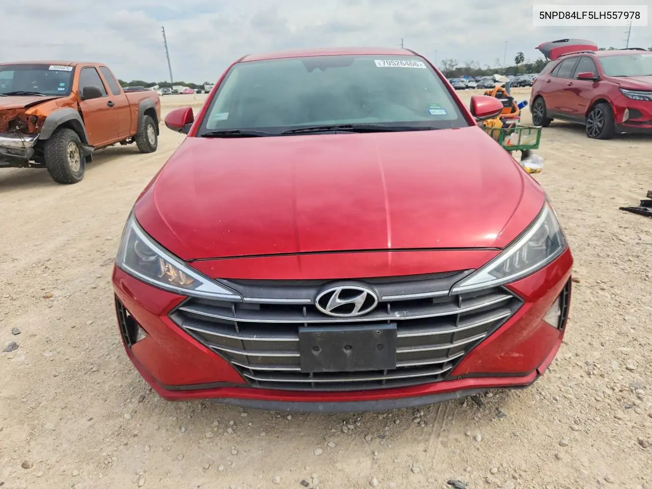 2020 HYUNDAI ELANTRA VIN 5NPD84LF5LH557978 — фото 5