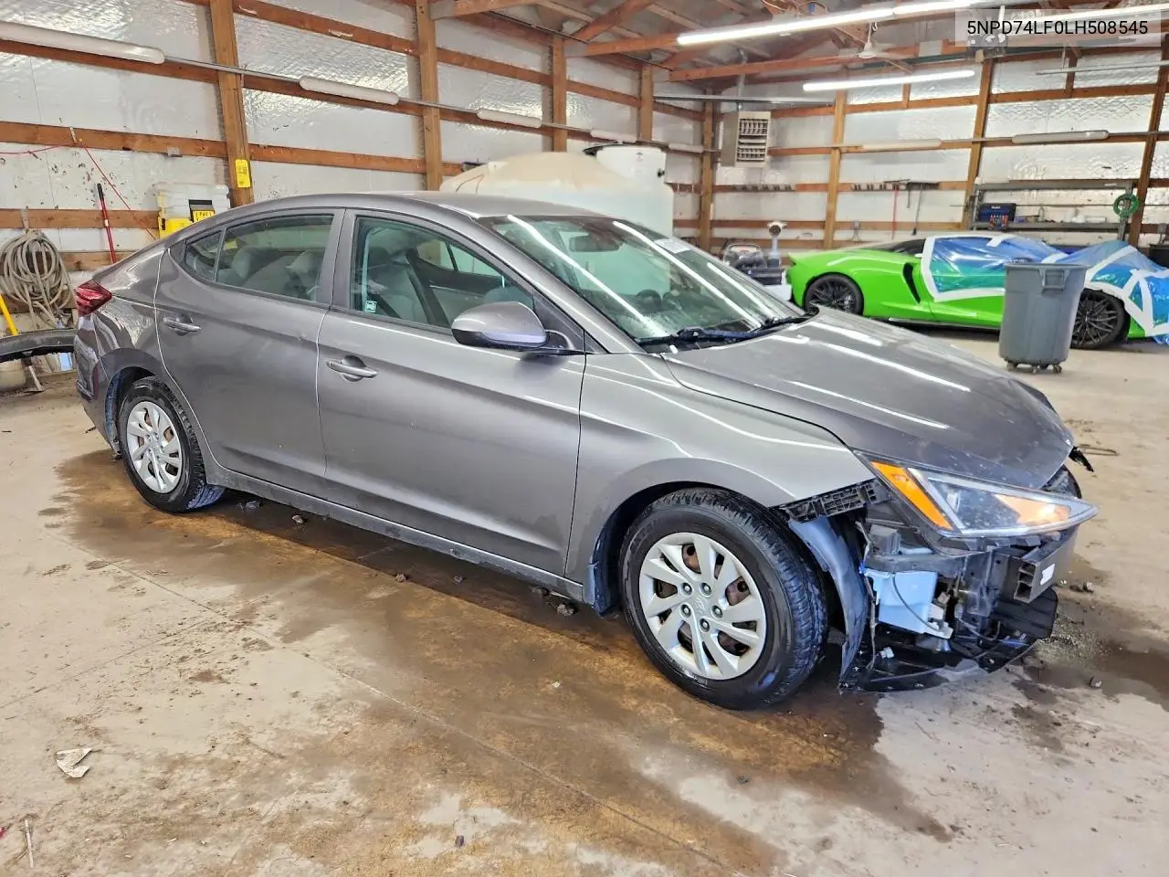 2020 HYUNDAI ELANTRA VIN 5NPD74LF0LH508545 — фото 4
