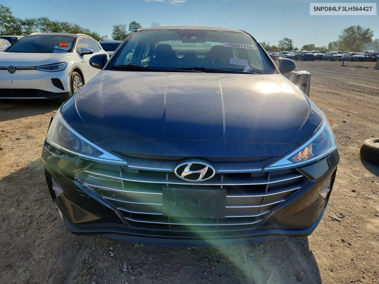 2020 HYUNDAI ELANTRA VIN 5NPD84LF3LH564427 — фото 5
