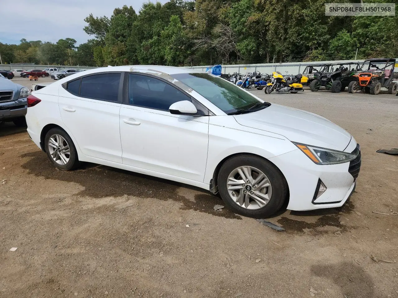 2020 HYUNDAI ELANTRA VIN 5NPD84LF8LH501968 — фото 4