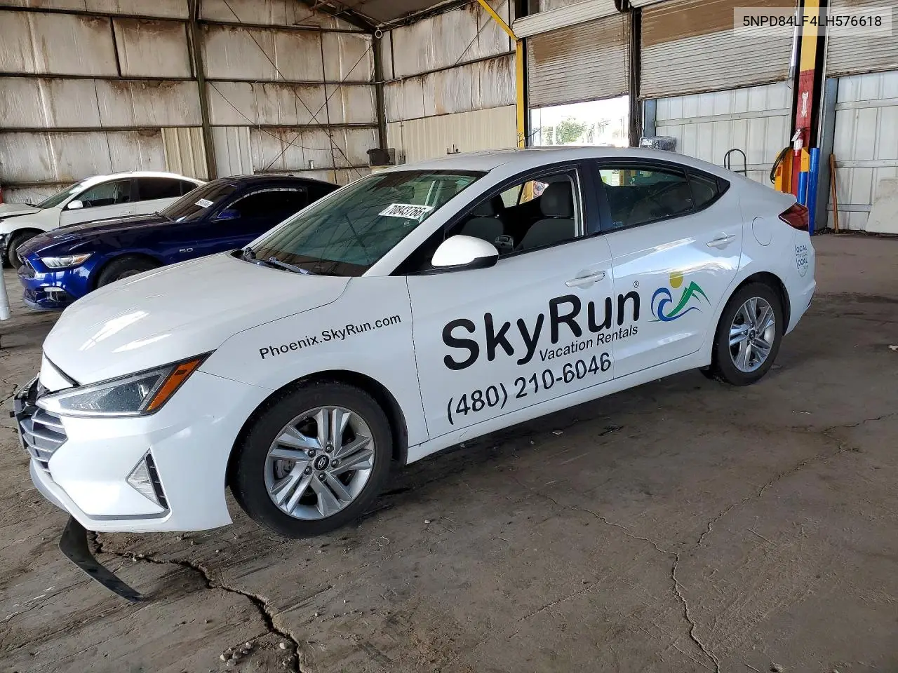 HYUNDAI ELANTRA 2020, VIN 5NPD84LF4LH576618