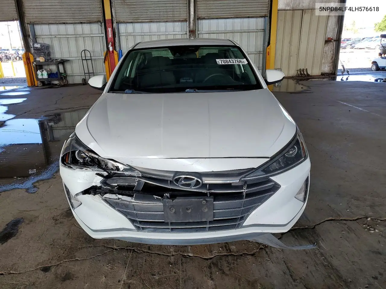 2020 HYUNDAI ELANTRA VIN 5NPD84LF4LH576618 — фото 5