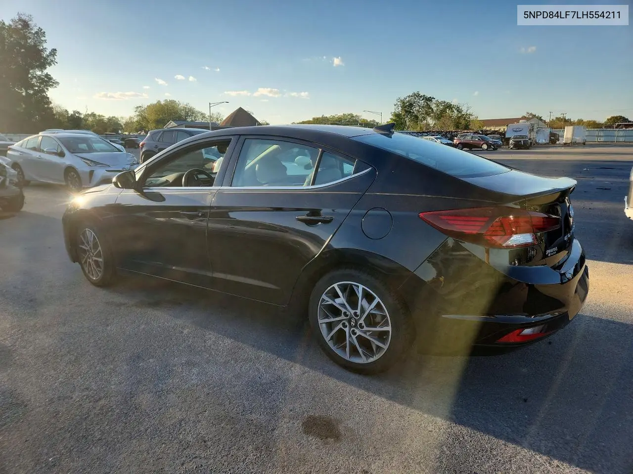 2020 HYUNDAI ELANTRA VIN 5NPD84LF7LH554211 — фото 2