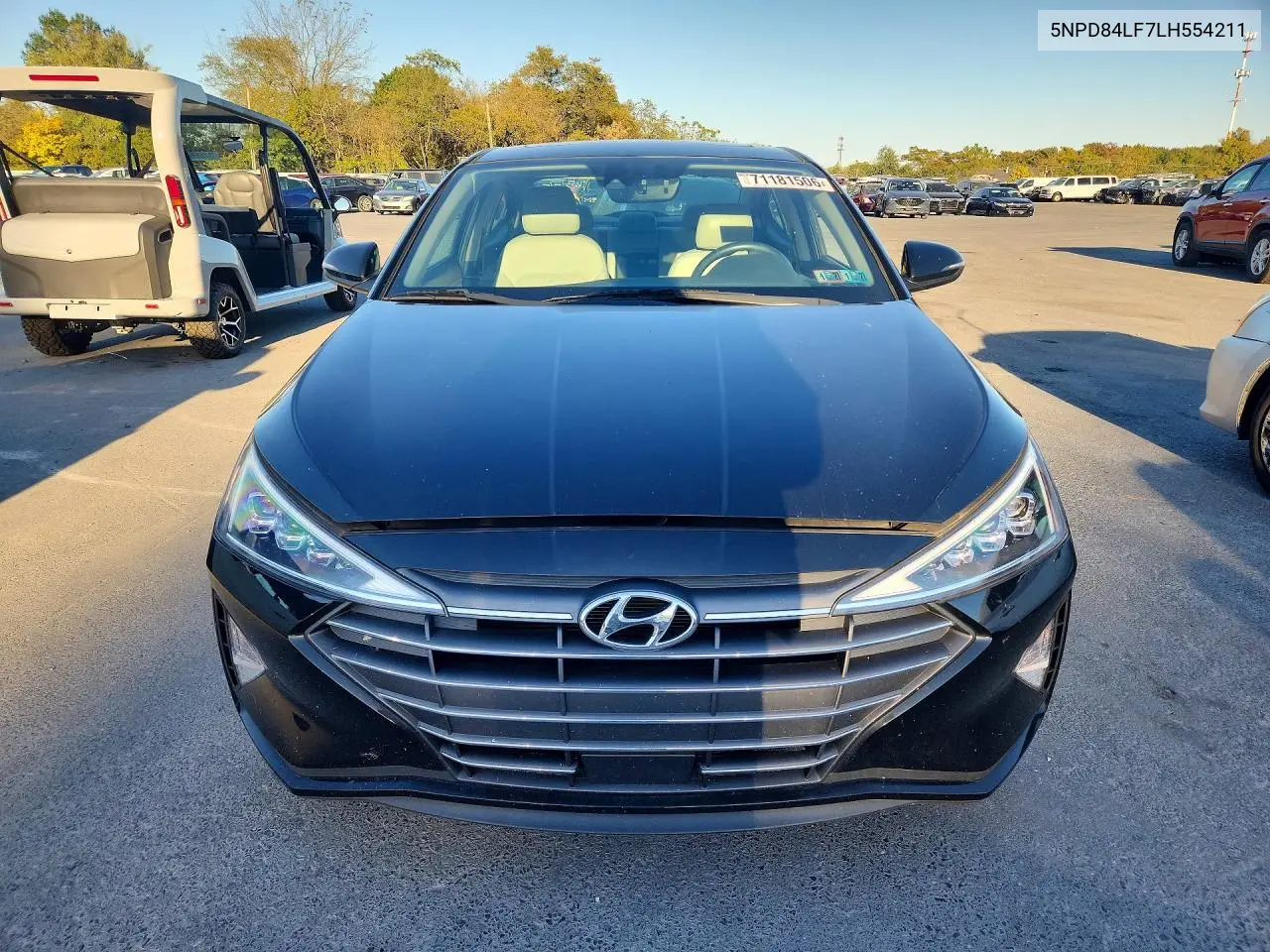 2020 HYUNDAI ELANTRA VIN 5NPD84LF7LH554211 — фото 5