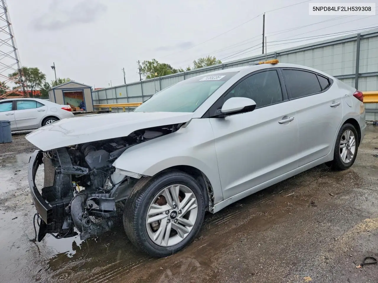 HYUNDAI ELANTRA 2020, VIN 5NPD84LF2LH539308