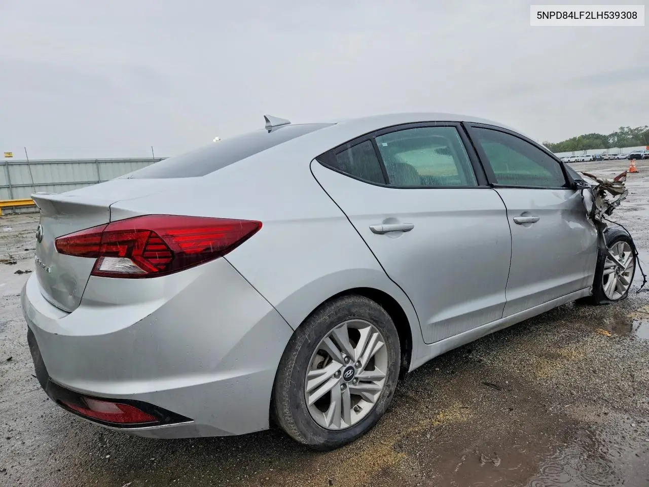 2020 HYUNDAI ELANTRA VIN 5NPD84LF2LH539308 — фото 3