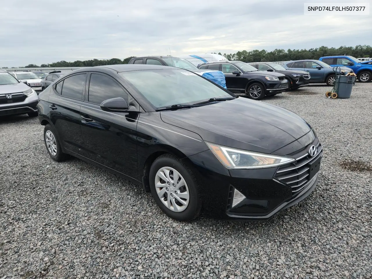 2020 HYUNDAI ELANTRA VIN 5NPD74LF0LH507377 — фото 4