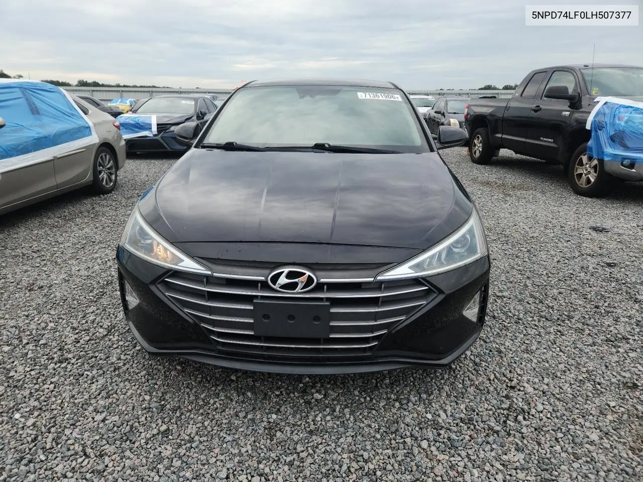2020 HYUNDAI ELANTRA VIN 5NPD74LF0LH507377 — фото 5