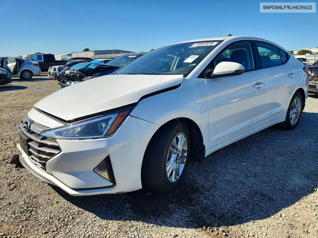 HYUNDAI ELANTRA 2020, VIN 5NPD84LF9LH629622