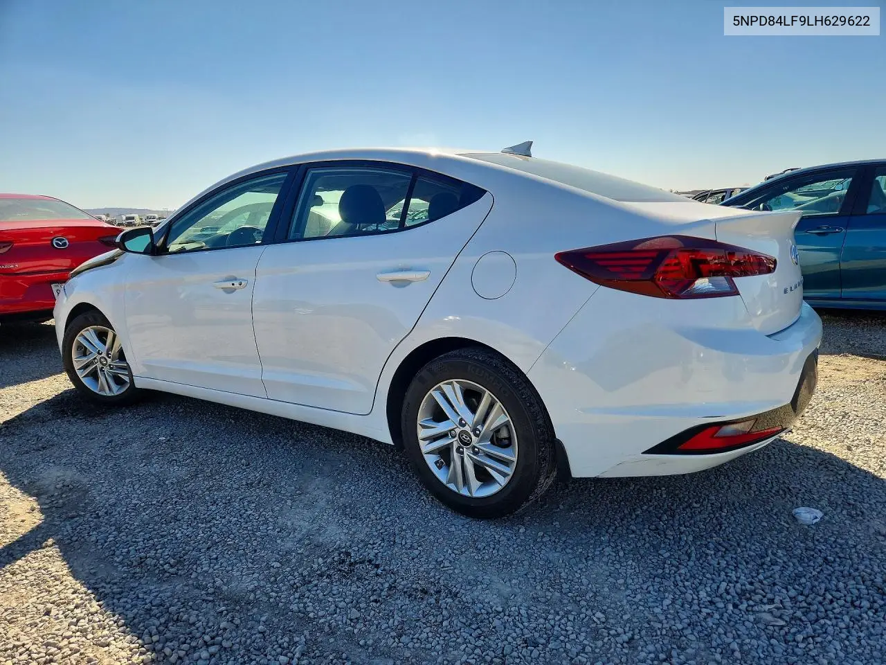 2020 HYUNDAI ELANTRA VIN 5NPD84LF9LH629622 — фото 2