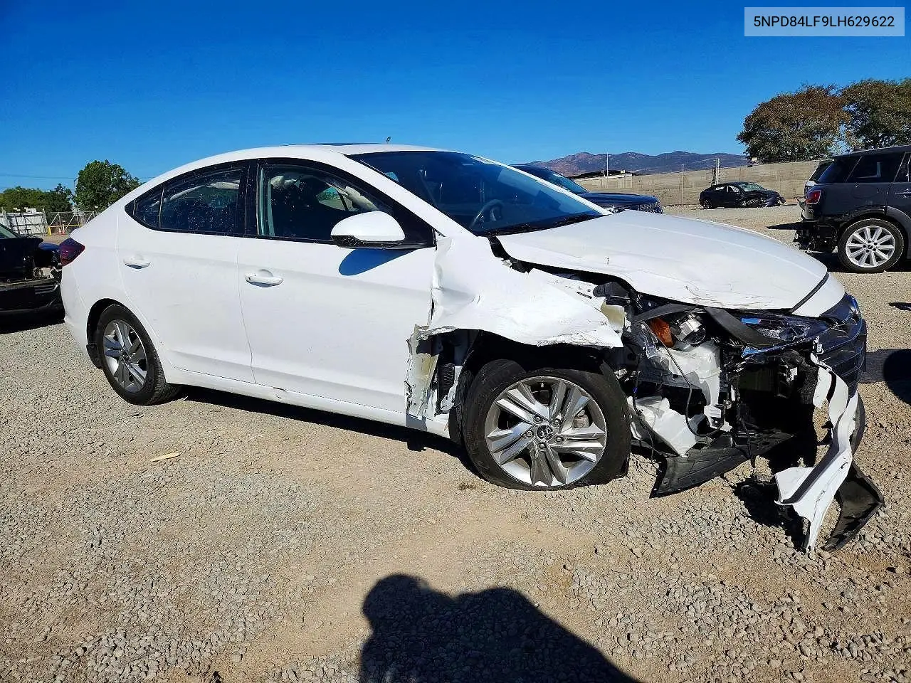 2020 HYUNDAI ELANTRA VIN 5NPD84LF9LH629622 — фото 4
