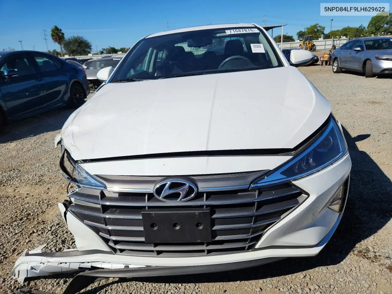 2020 HYUNDAI ELANTRA VIN 5NPD84LF9LH629622 — фото 5