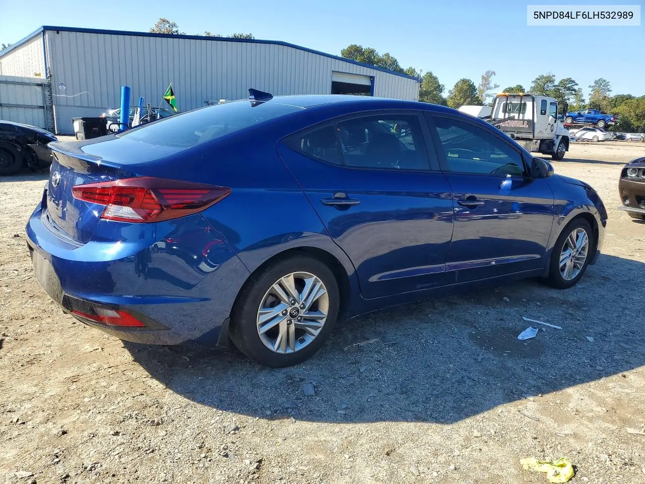 2020 HYUNDAI ELANTRA VIN 5NPD84LF6LH532989 — фото 3