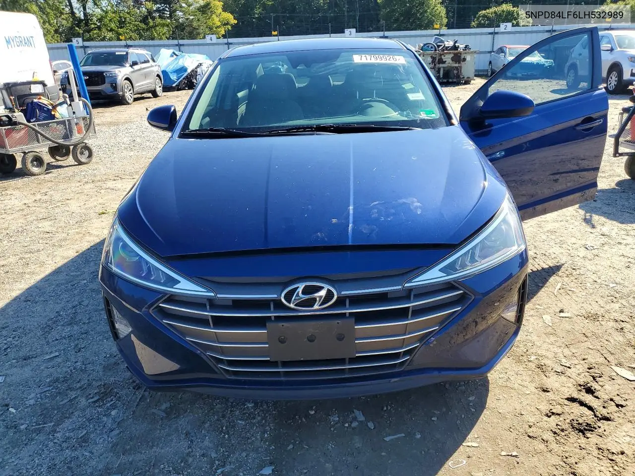 2020 HYUNDAI ELANTRA VIN 5NPD84LF6LH532989 — фото 5