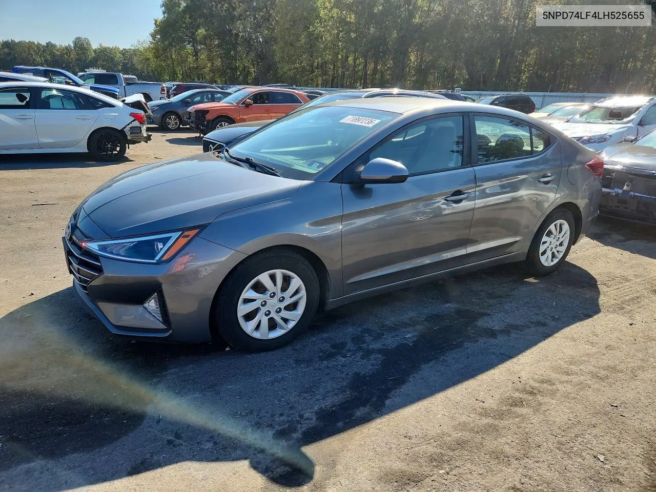 HYUNDAI ELANTRA 2020, VIN 5NPD74LF4LH525655