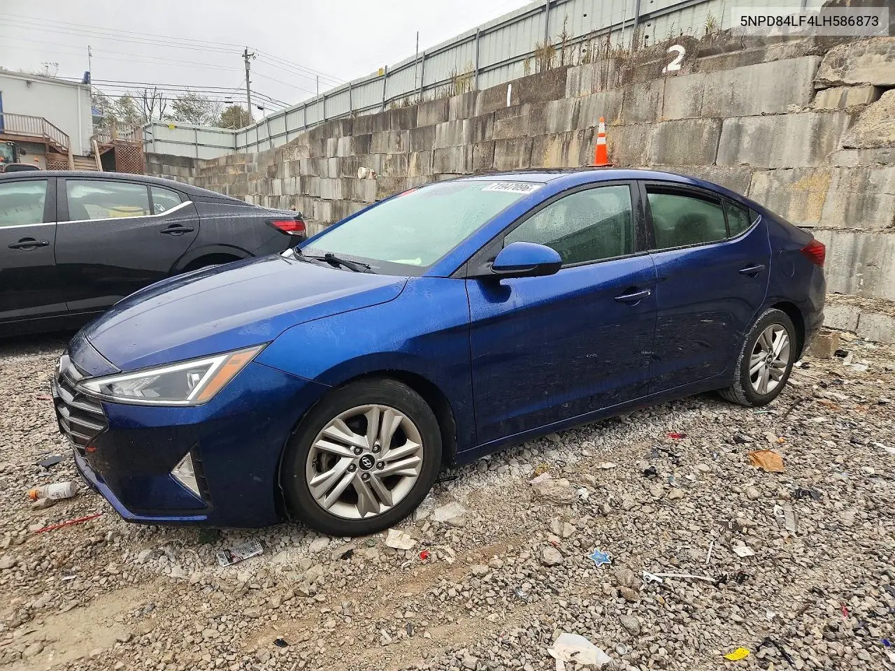 HYUNDAI ELANTRA 2020, VIN 5NPD84LF4LH586873