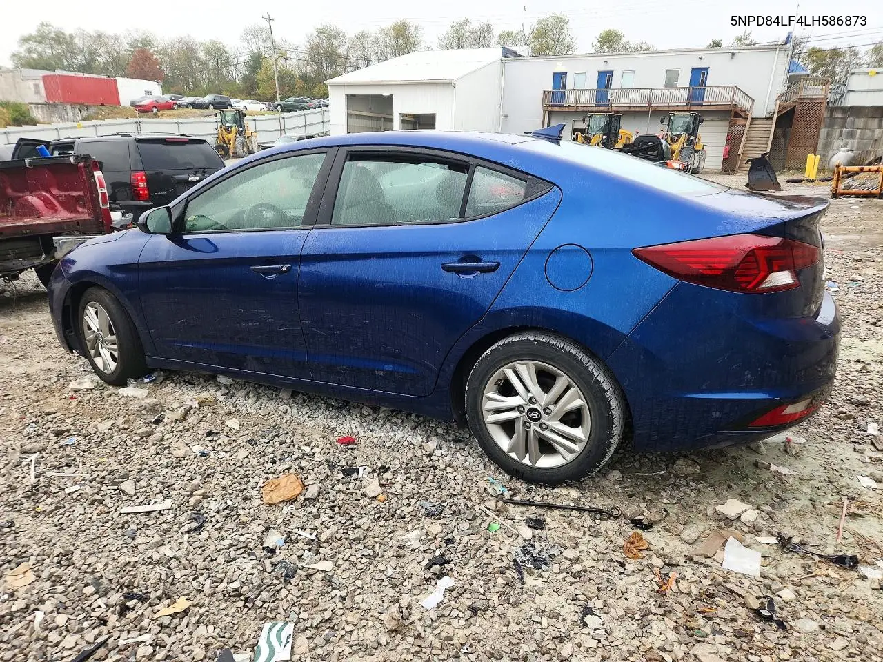2020 HYUNDAI ELANTRA VIN 5NPD84LF4LH586873 — фото 2