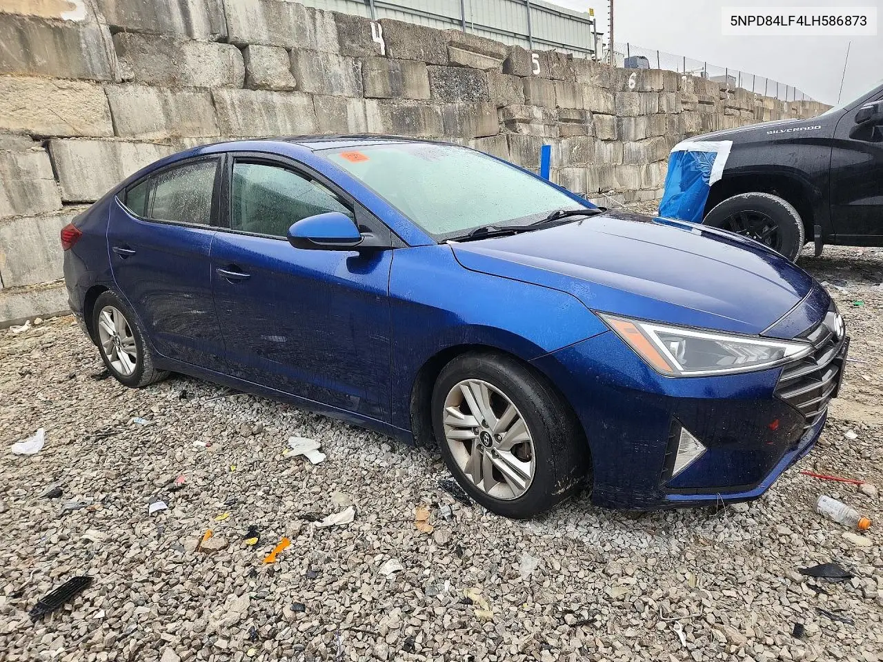 2020 HYUNDAI ELANTRA VIN 5NPD84LF4LH586873 — фото 4