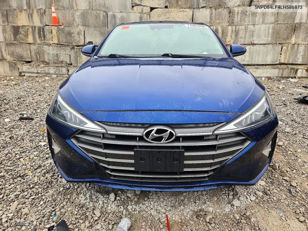 2020 HYUNDAI ELANTRA VIN 5NPD84LF4LH586873 — фото 5