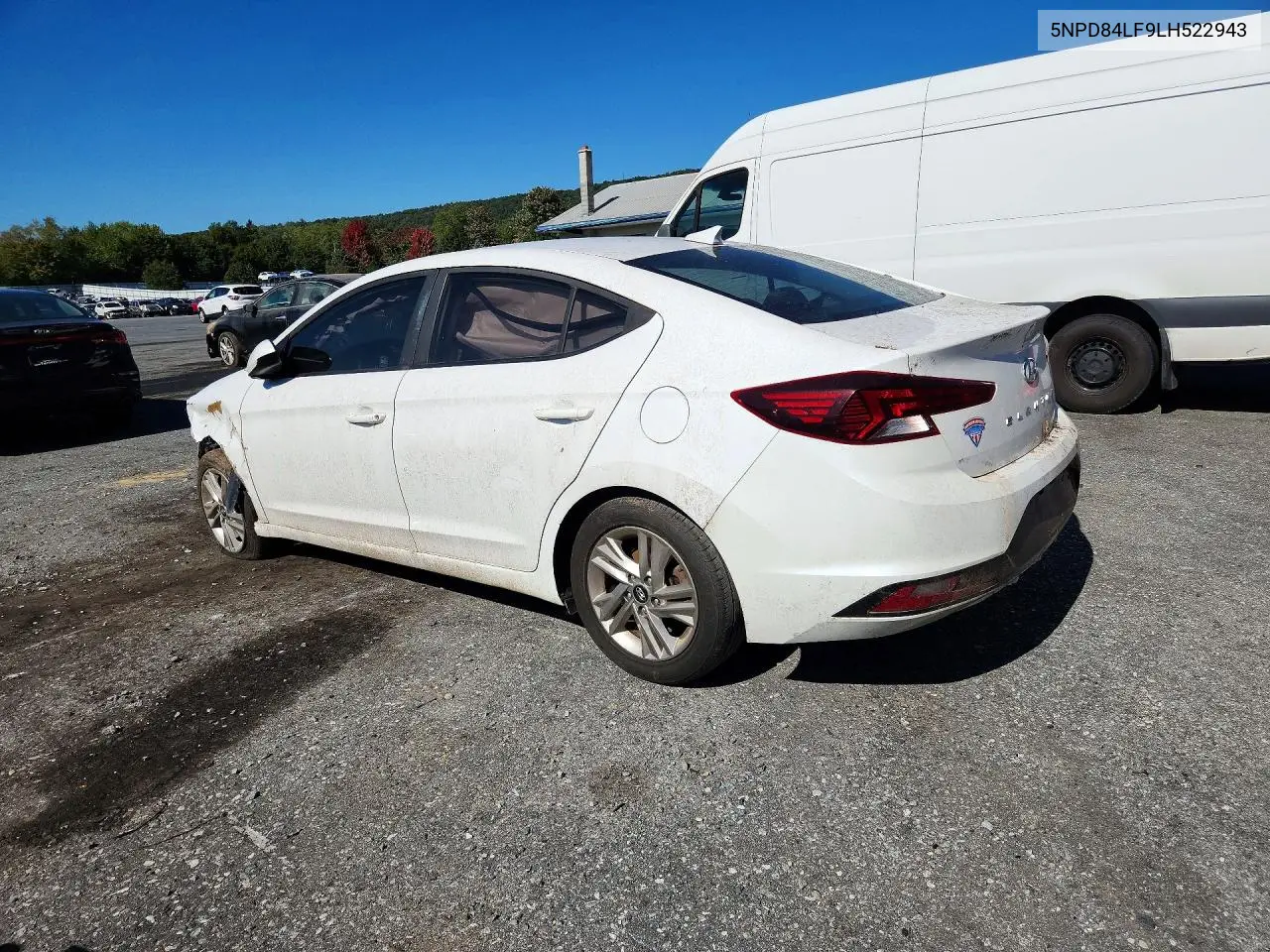 2020 HYUNDAI ELANTRA VIN 5NPD84LF9LH522943 — фото 2