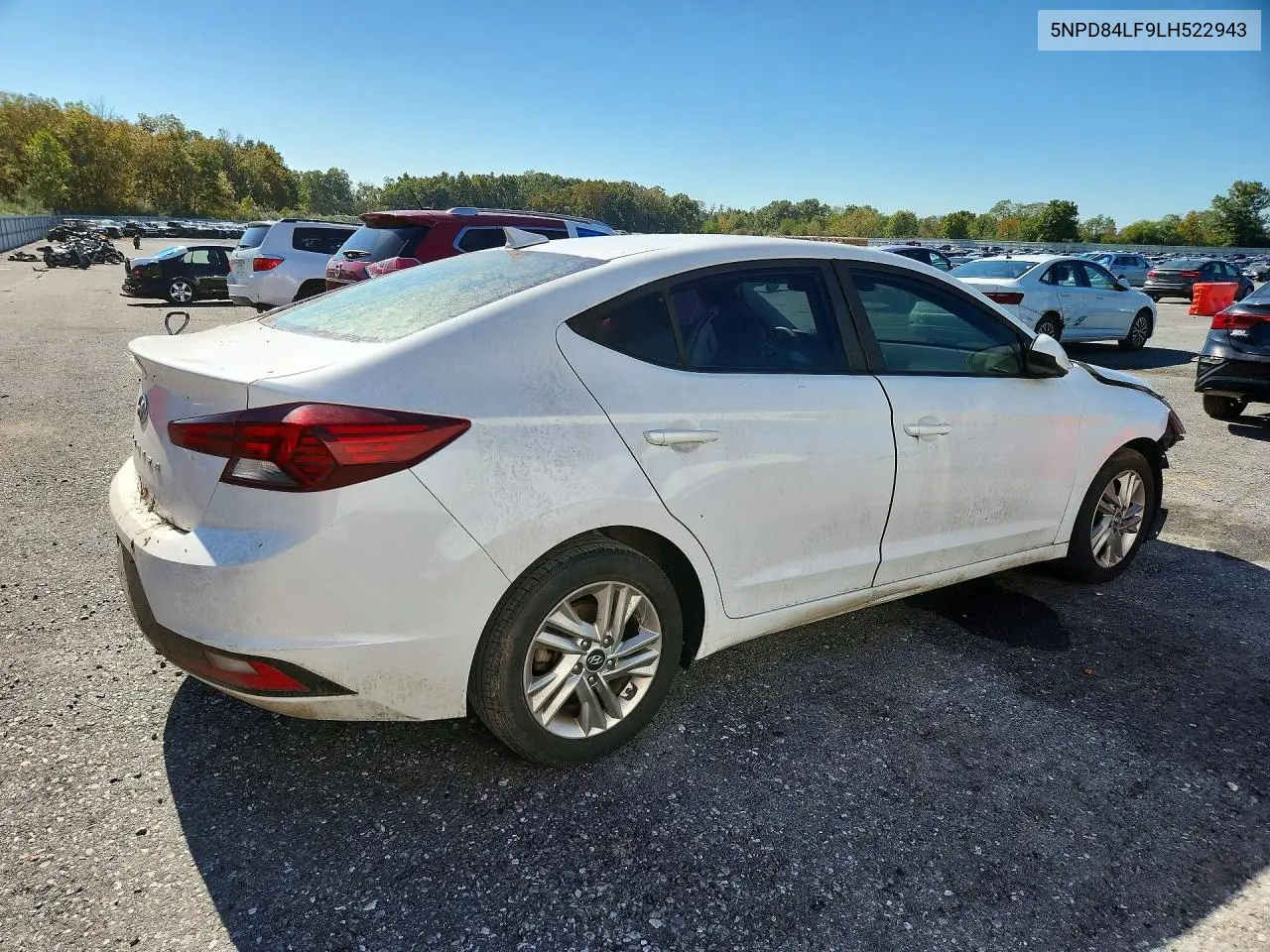 2020 HYUNDAI ELANTRA VIN 5NPD84LF9LH522943 — фото 3
