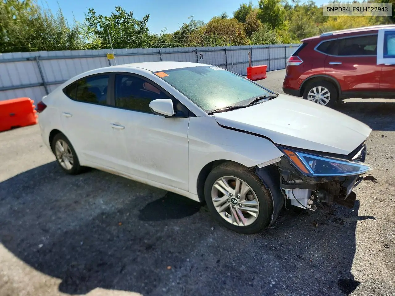 2020 HYUNDAI ELANTRA VIN 5NPD84LF9LH522943 — фото 4