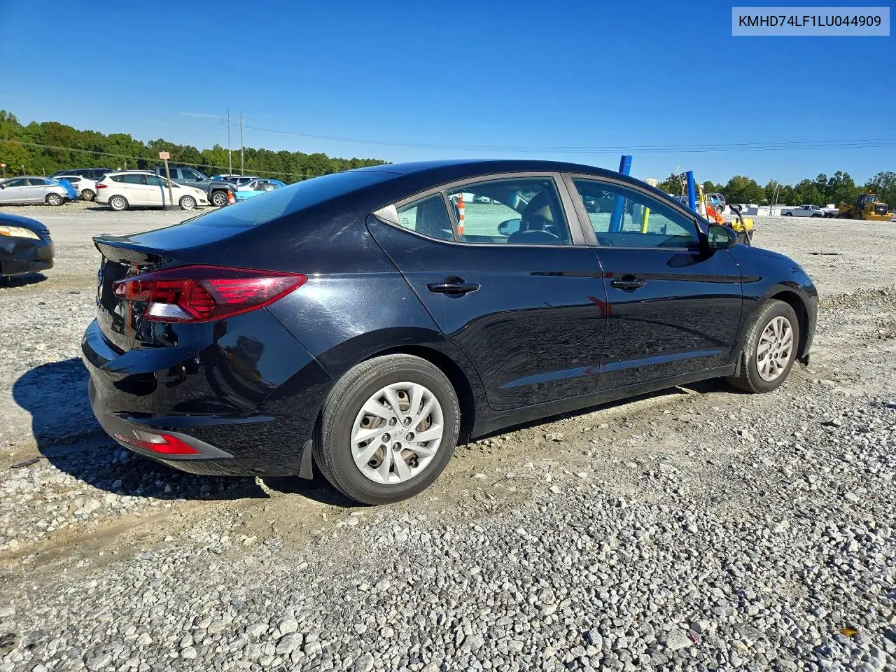 2020 HYUNDAI ELANTRA VIN KMHD74LF1LU044909 — фото 3