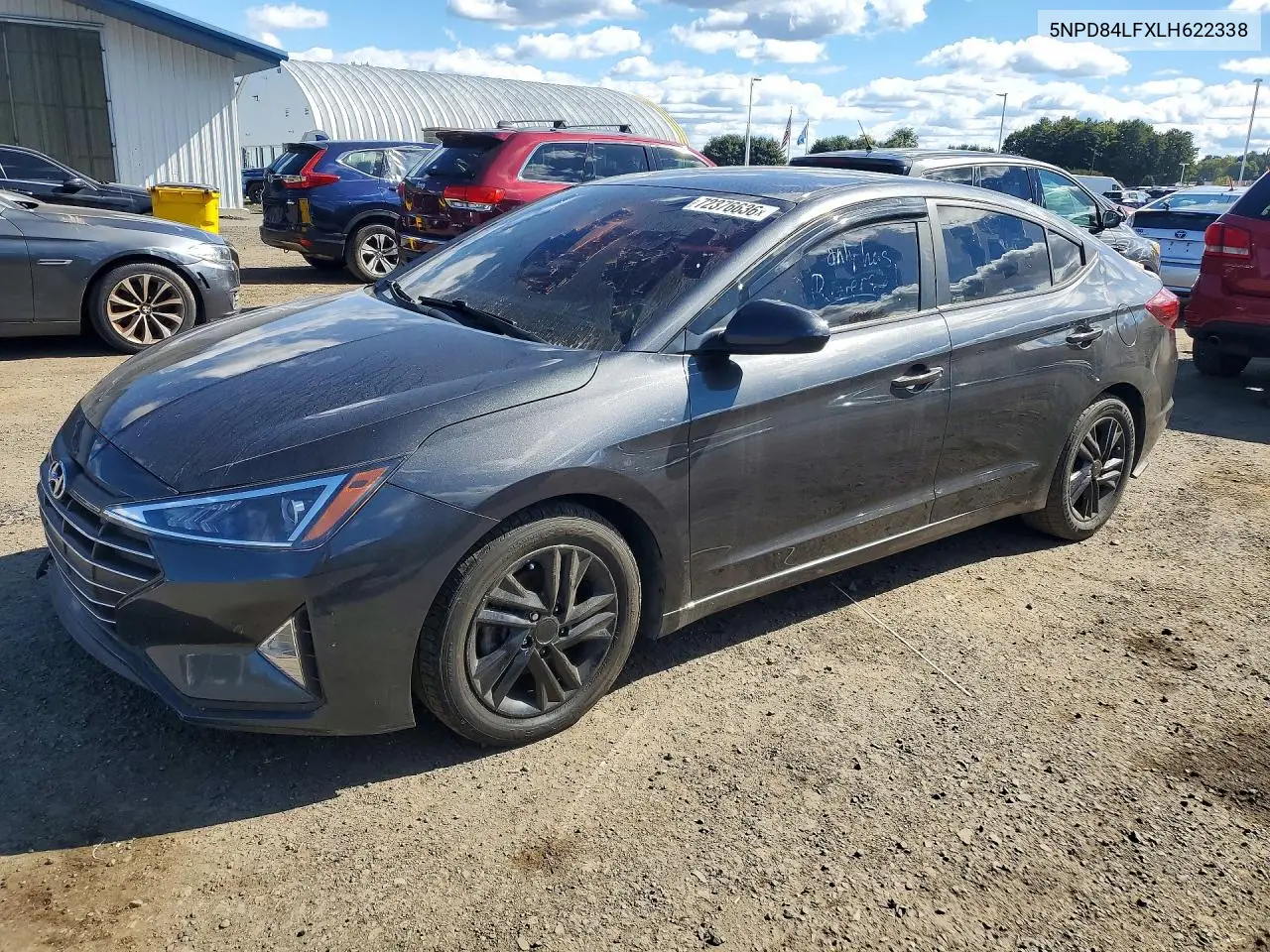 HYUNDAI ELANTRA 2020, VIN 5NPD84LFXLH622338