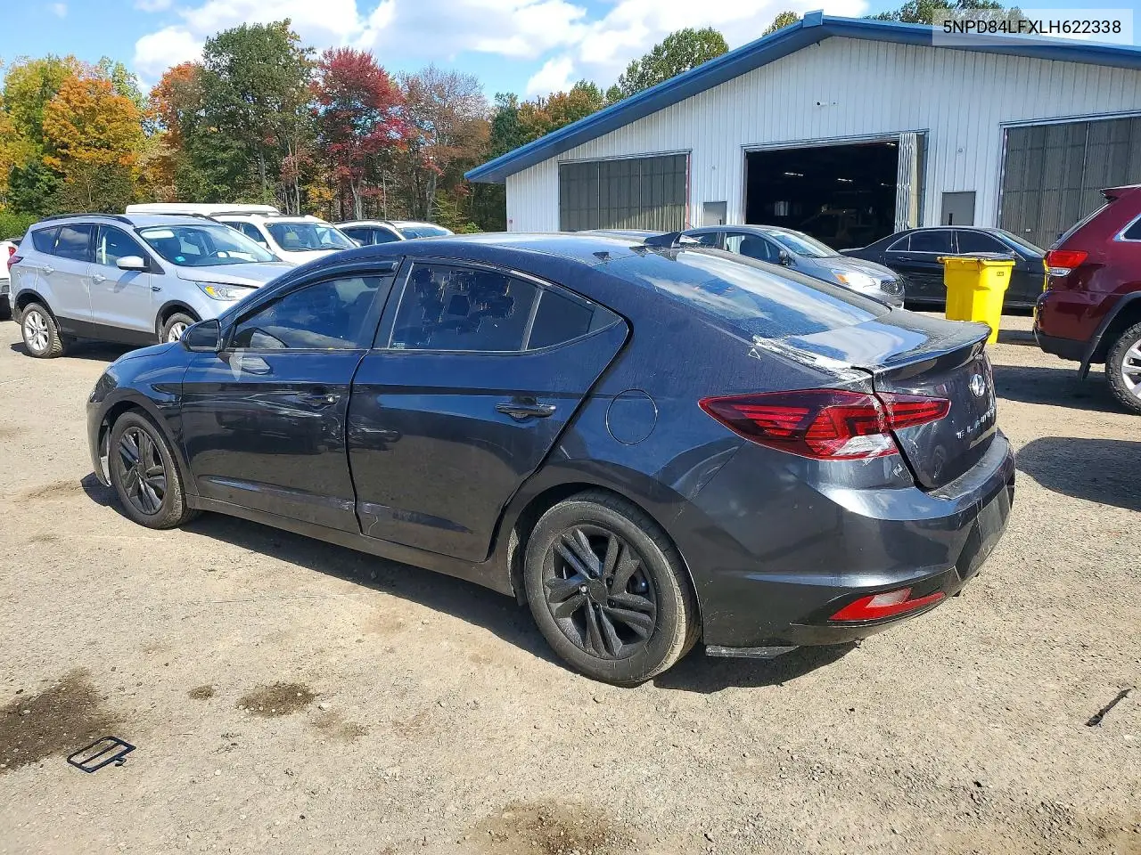 2020 HYUNDAI ELANTRA VIN 5NPD84LFXLH622338 — фото 2
