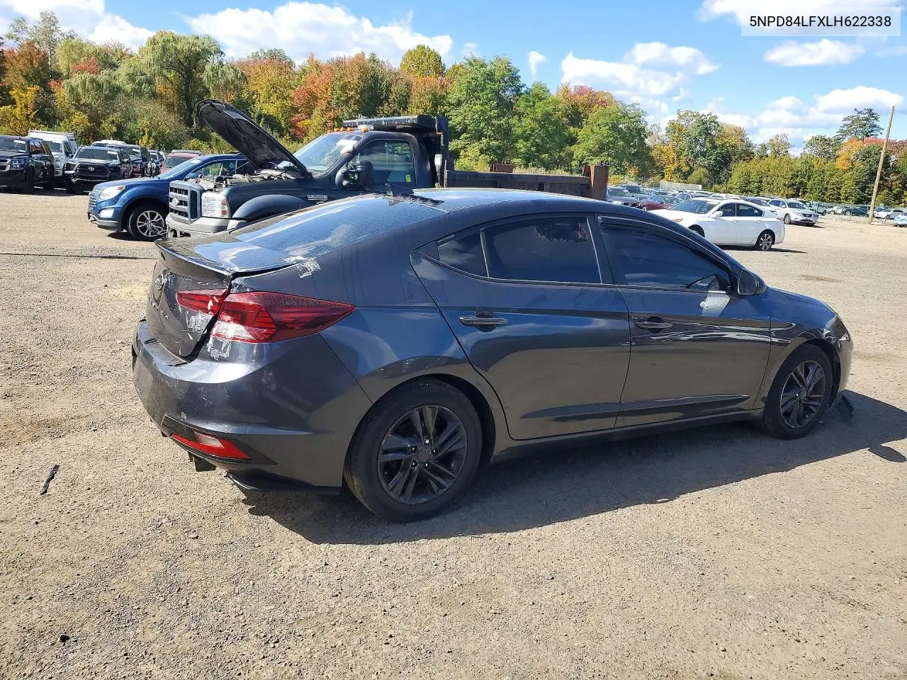 2020 HYUNDAI ELANTRA VIN 5NPD84LFXLH622338 — фото 3