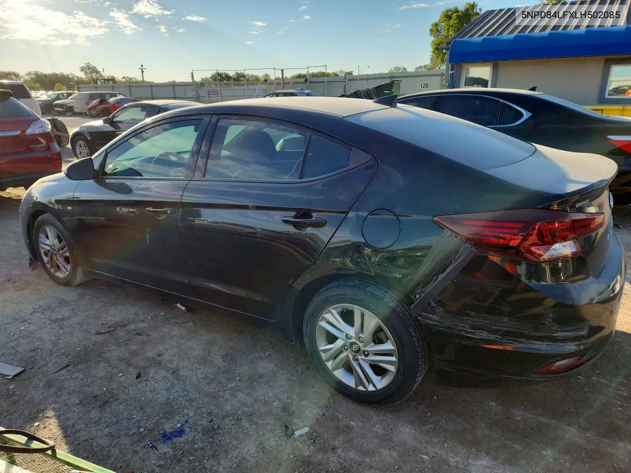 2020 HYUNDAI ELANTRA VIN 5NPD84LFXLH502085 — фото 2