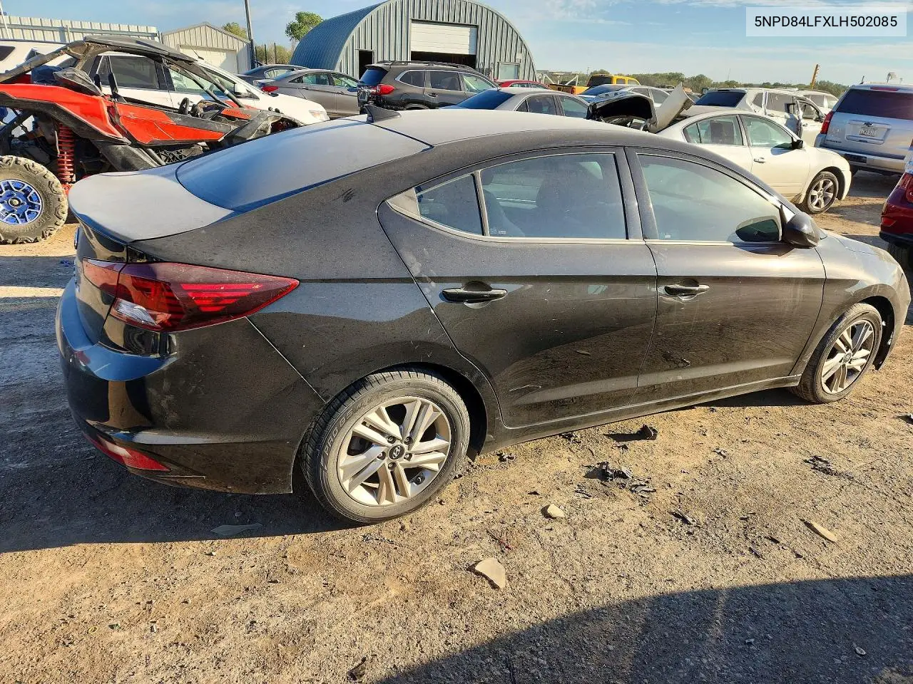 2020 HYUNDAI ELANTRA VIN 5NPD84LFXLH502085 — фото 3