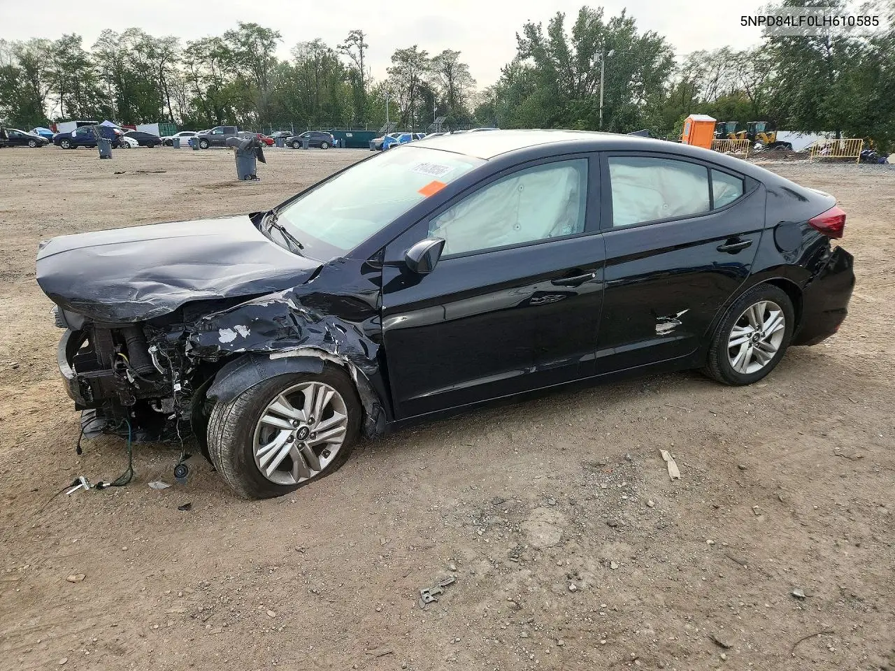 HYUNDAI ELANTRA 2020, VIN 5NPD84LF0LH610585