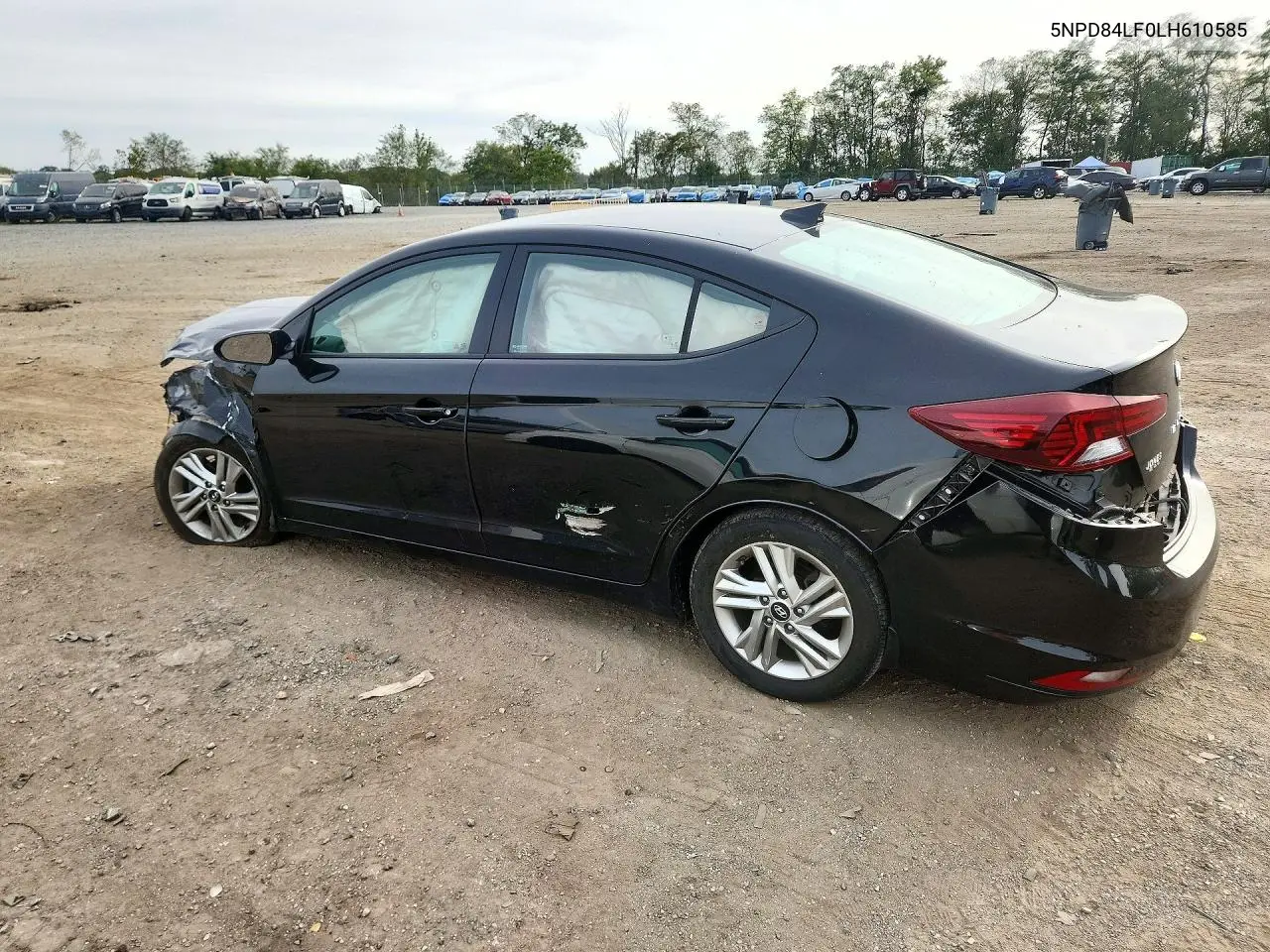 2020 HYUNDAI ELANTRA VIN 5NPD84LF0LH610585 — фото 2