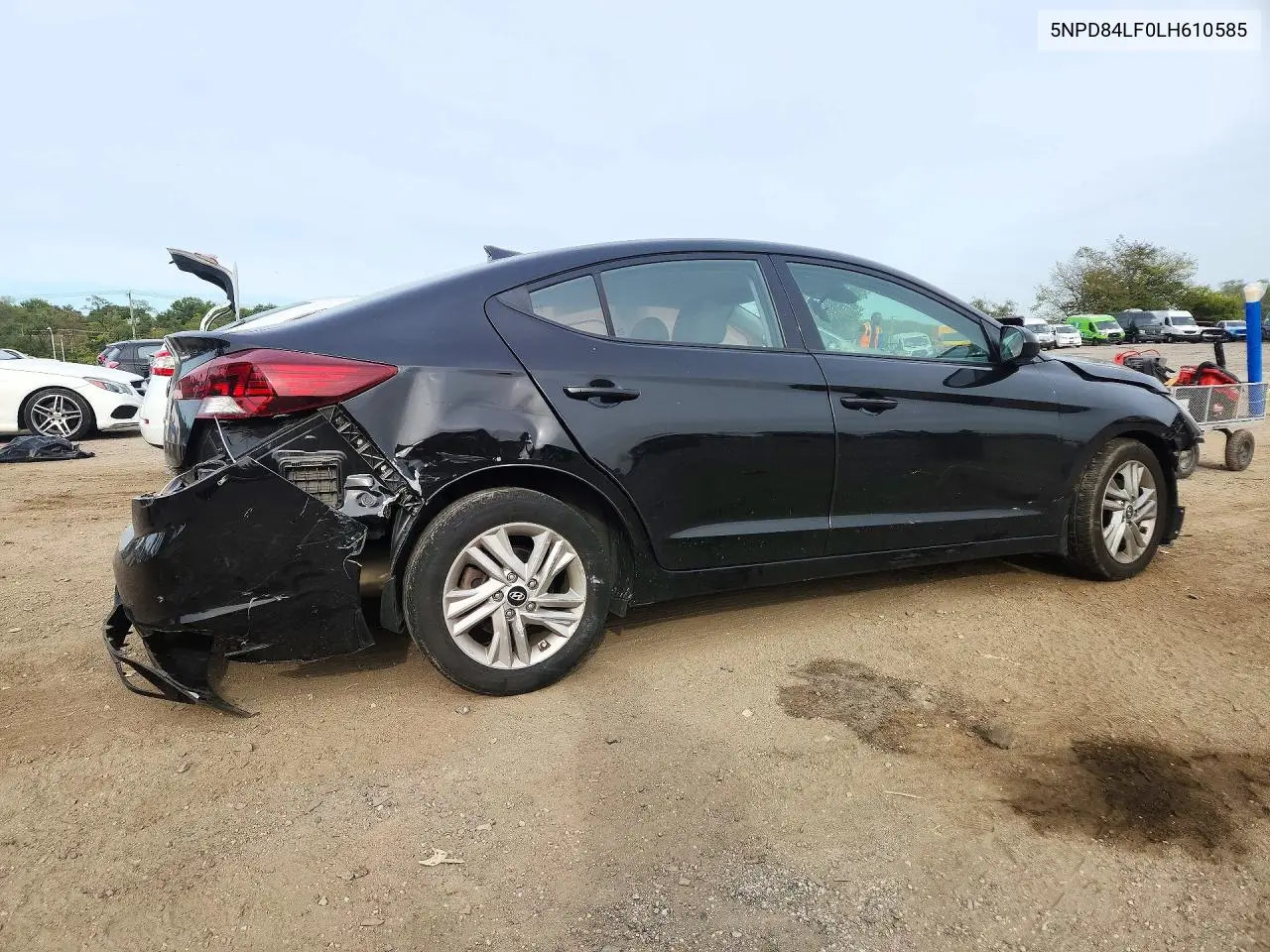 2020 HYUNDAI ELANTRA VIN 5NPD84LF0LH610585 — фото 3