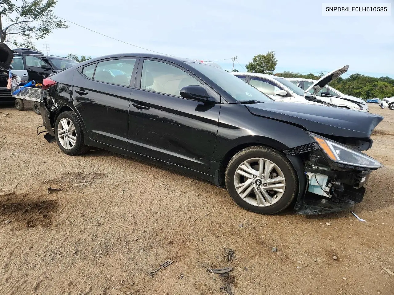 2020 HYUNDAI ELANTRA VIN 5NPD84LF0LH610585 — фото 4