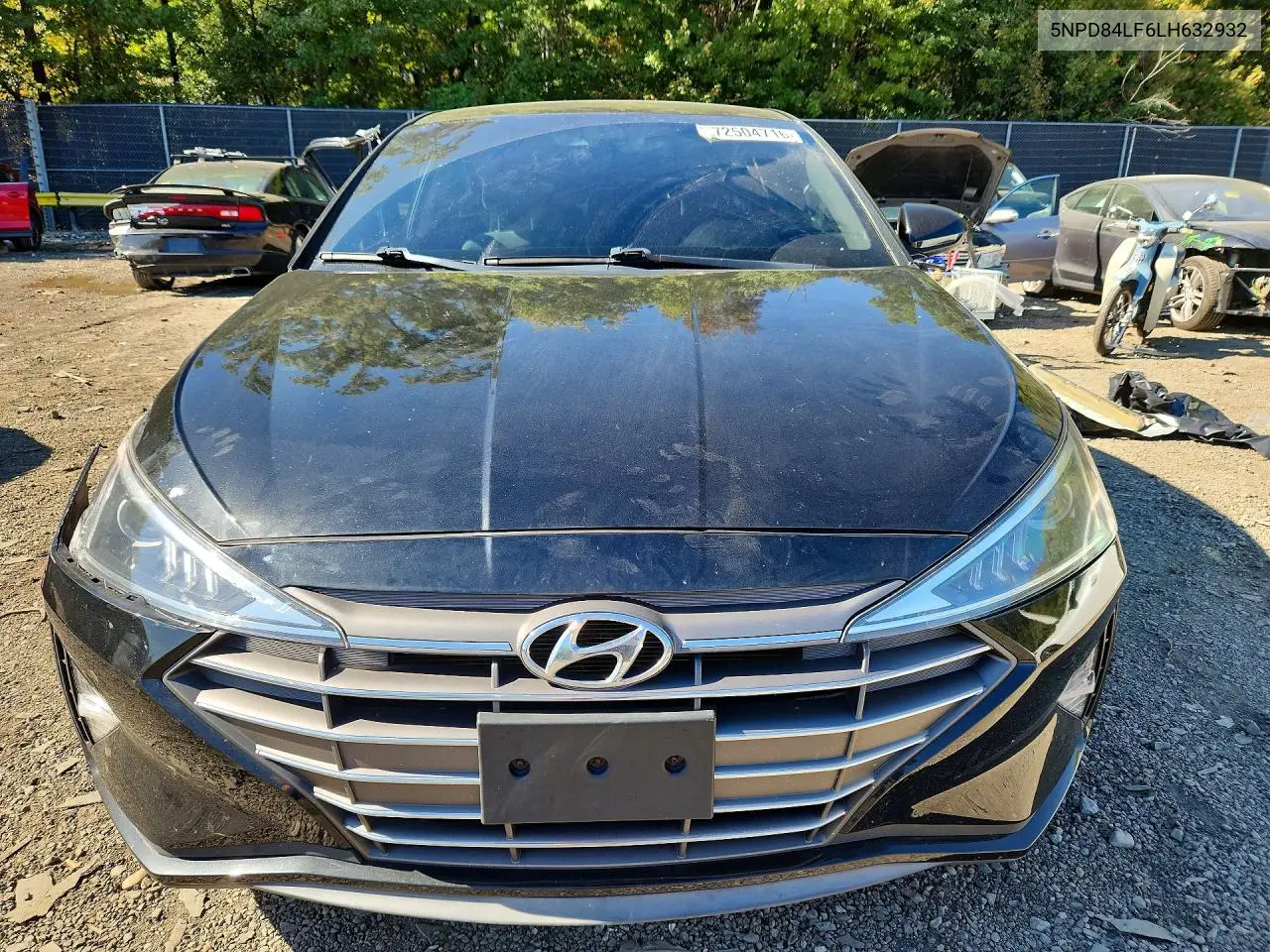 2020 HYUNDAI ELANTRA VIN 5NPD84LF6LH632932 — фото 5
