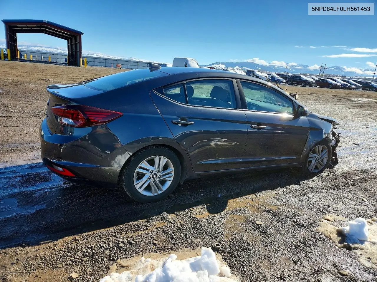 2020 HYUNDAI ELANTRA VIN 5NPD84LF0LH561453 — фото 3