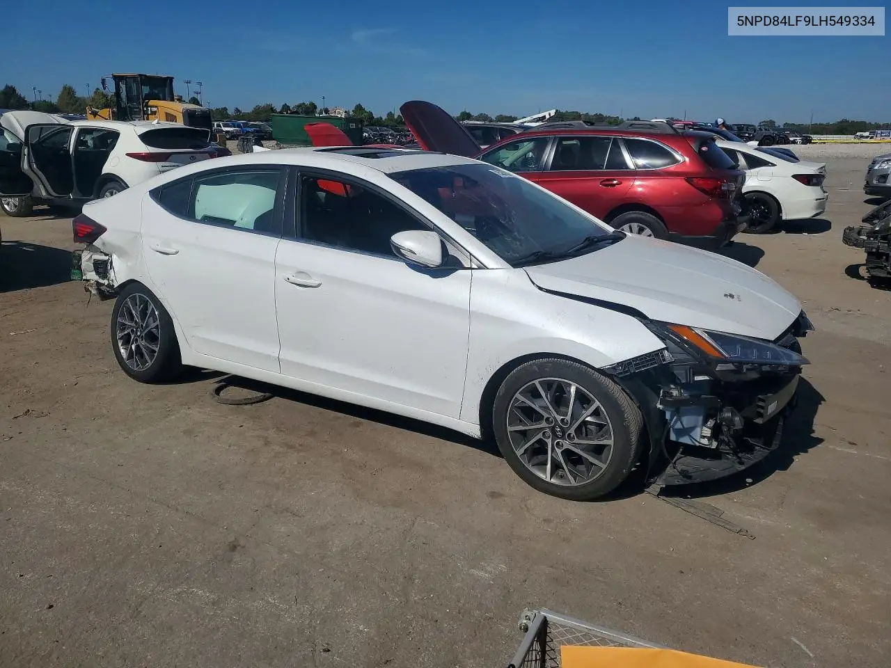 2020 HYUNDAI ELANTRA VIN 5NPD84LF9LH549334 — фото 4
