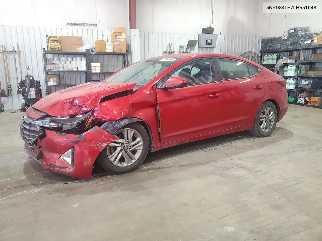 HYUNDAI ELANTRA 2020, VIN 5NPD84LF7LH551048