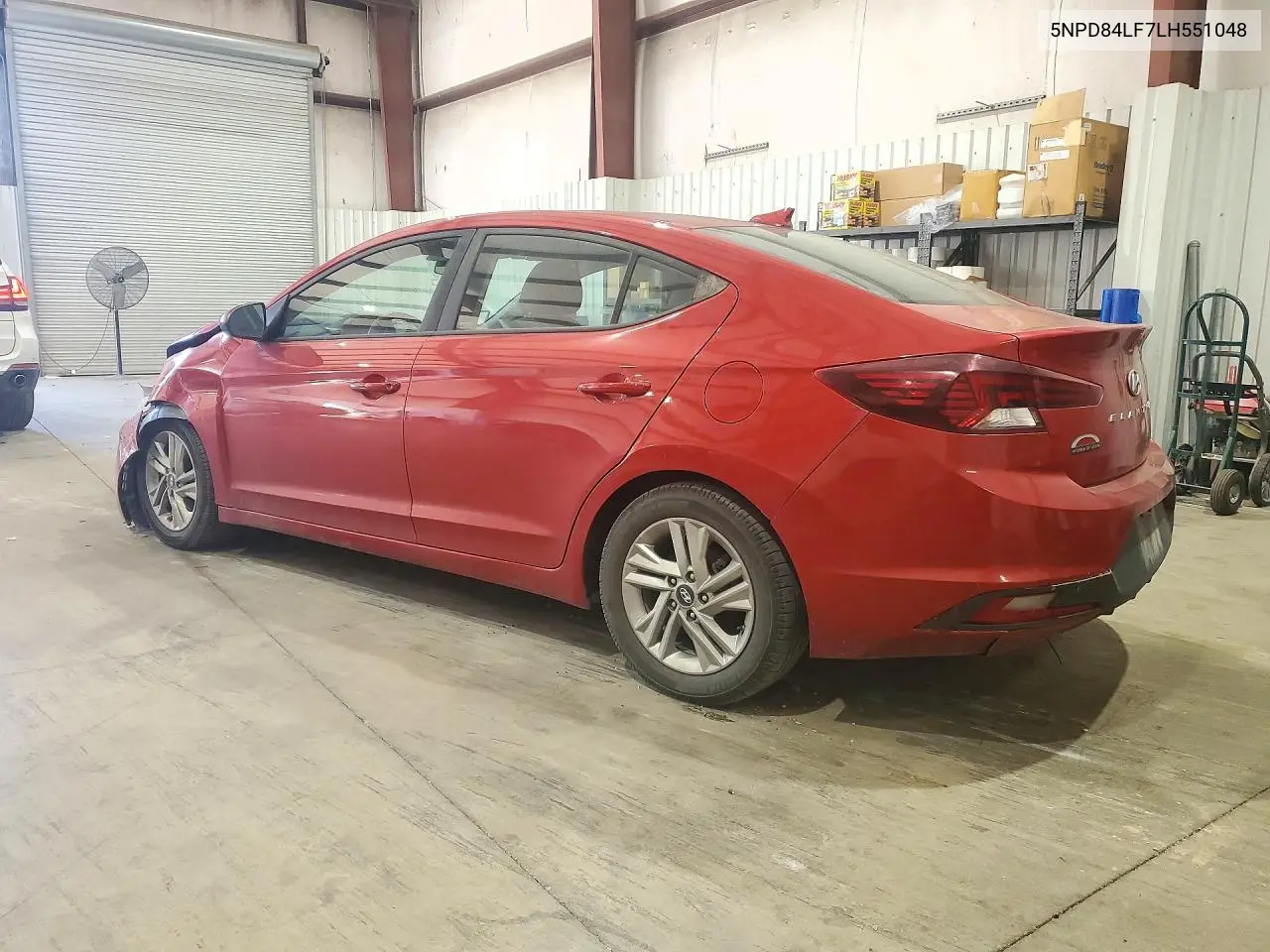 2020 HYUNDAI ELANTRA VIN 5NPD84LF7LH551048 — фото 2