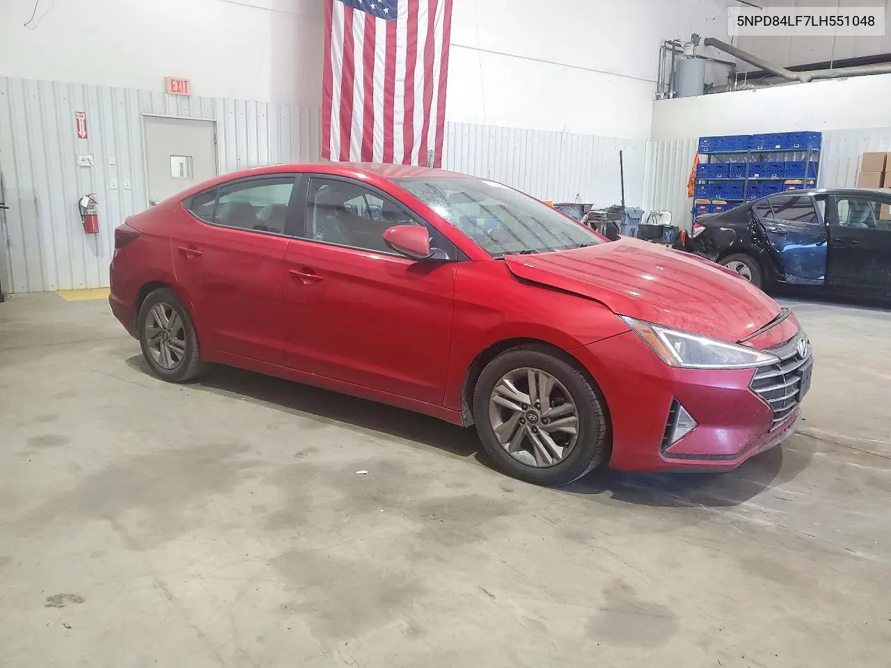 2020 HYUNDAI ELANTRA VIN 5NPD84LF7LH551048 — фото 4